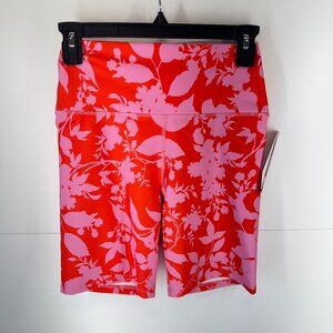 NWT Sage Collective Biker Shorts in Hothouse Floral Lava